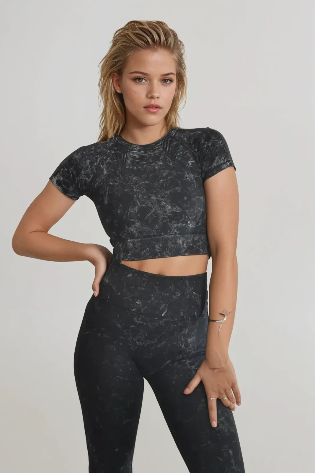 Seamless activewear set in a contemporary colourway from Overfit Seamless